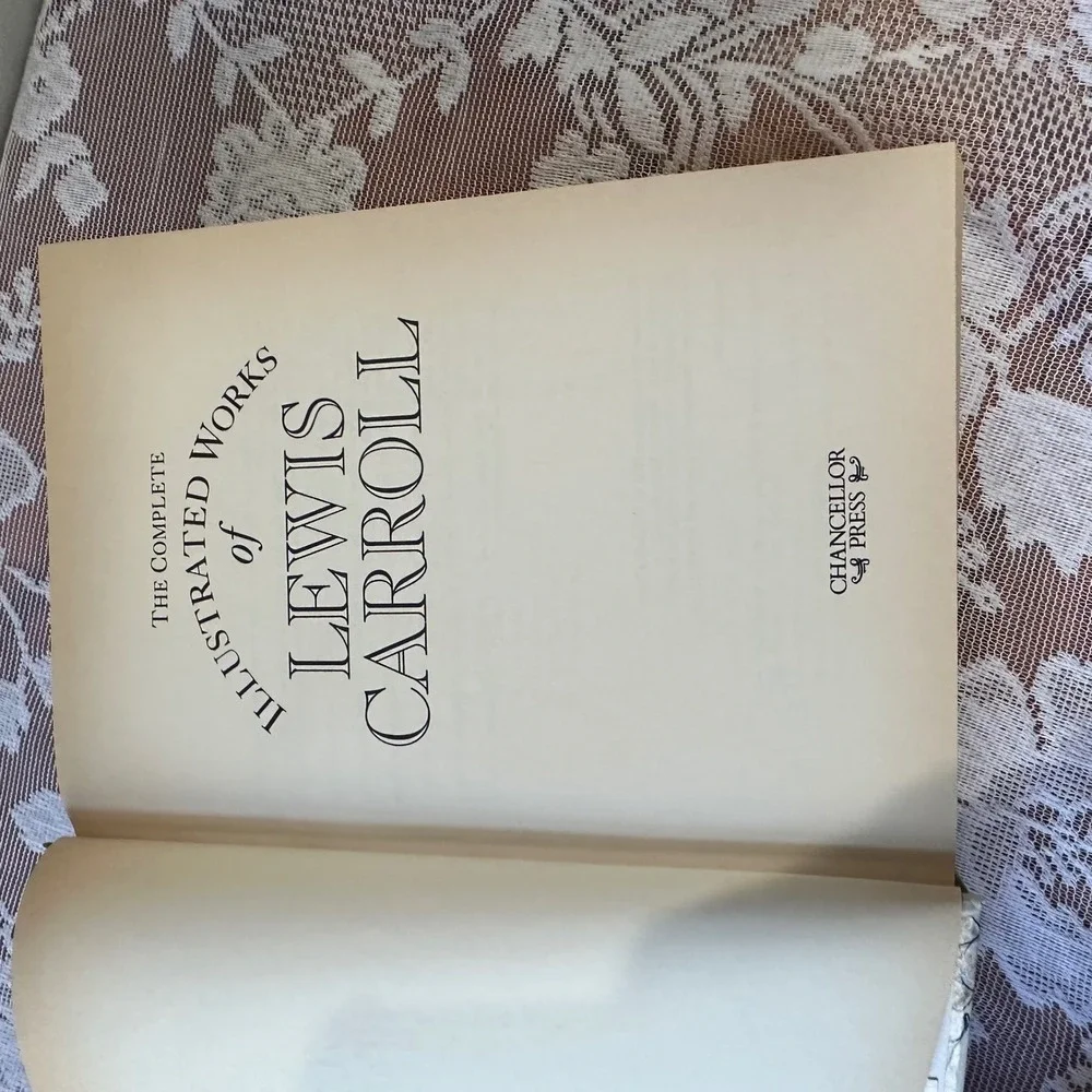 Vintage 90s Lewis Carroll Complete Illustrated‎ Works Chancellor Press